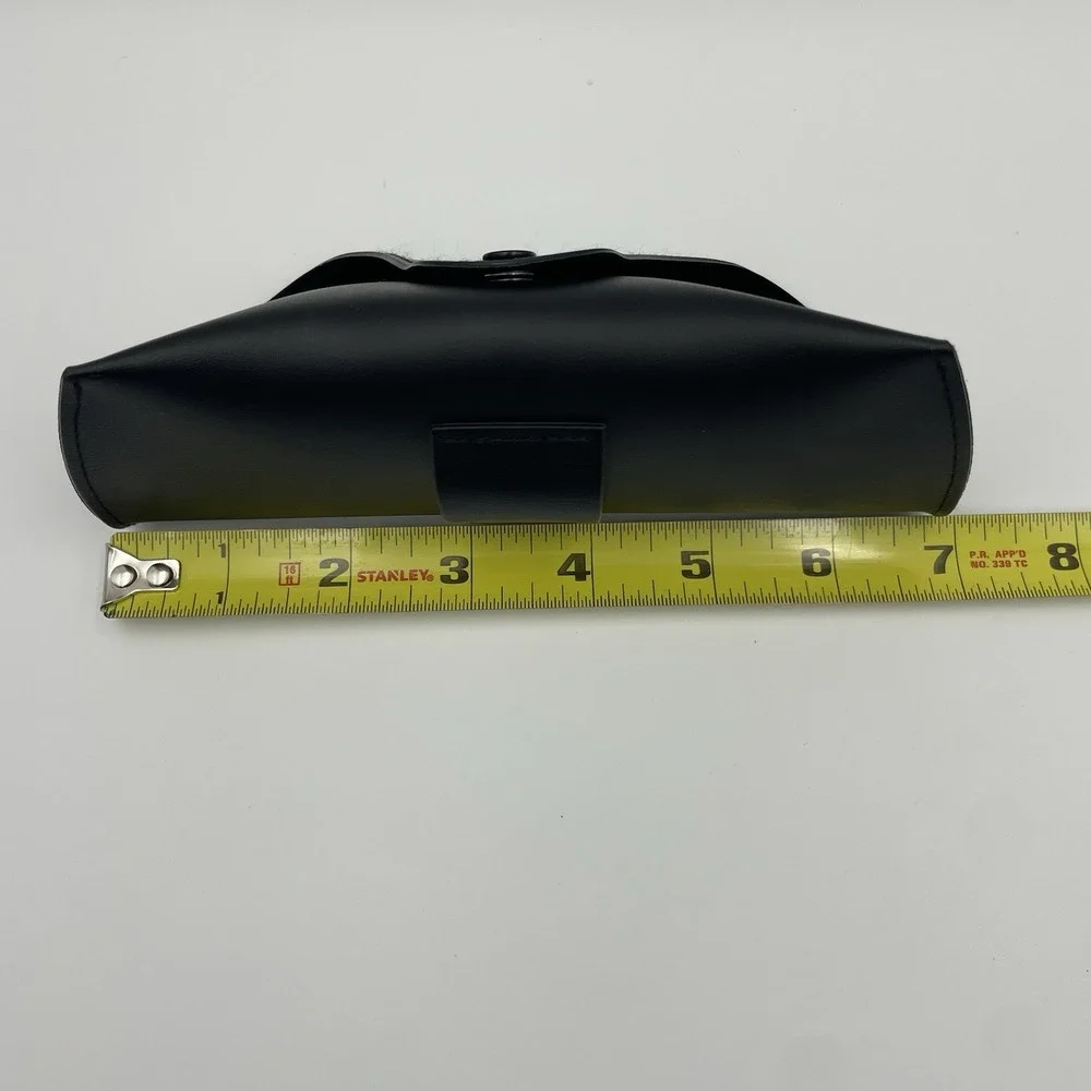 Ray Ban Black Faux Leather Sunglasses Eyeglass Glasses Case & Cleaning Rag Cloth